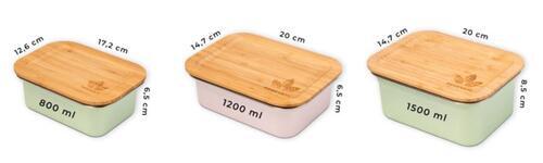 Lunch Box Goodways Mint 1500ml s gumičkou - 4